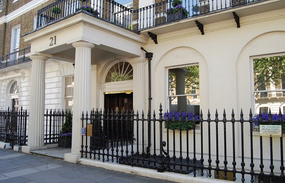 Front of 21 Portland Place